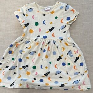 Hanna Andersson playground dress with pockets Space-Themed Dress 4T